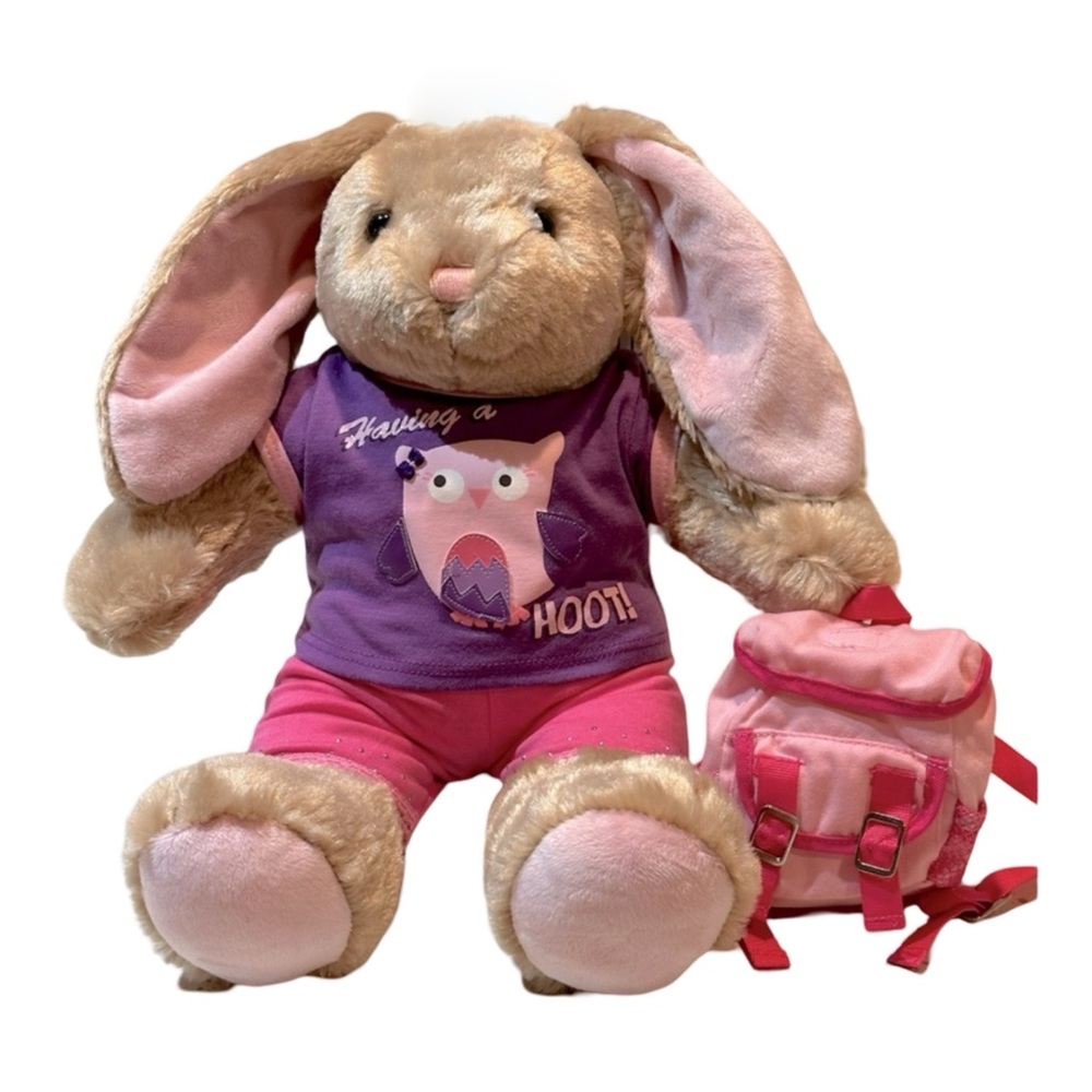 Build-A-Bear Owl‎ Shirt, Leggings, Backpack and Underwear, Plush NOT Included
